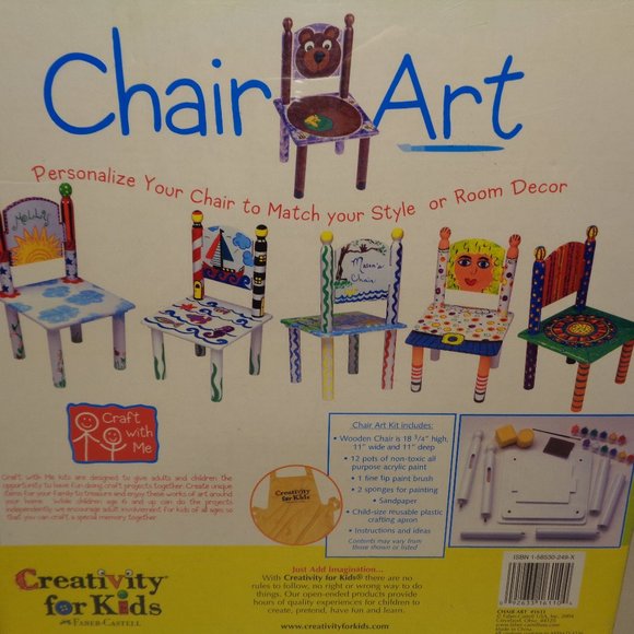 Creativity For Kids New CHAIR ART KIT / Craft Kit / Faber-Castell - Picture 7 of 16